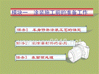 汽车涂装技术：模块一“加”涂装施工前的准备工作