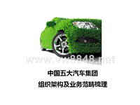 中国五大汽车集团组织架构及业务范畴梳理