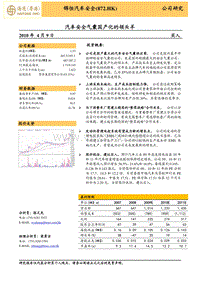 汽车安全气囊国产化的领头羊锦恒汽车安全(872HK)公司研