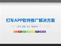 打车APP软件推广解决方案