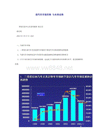 前汽车市场形势与未来走势
