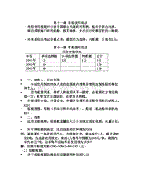 第十一章 车船使用税法