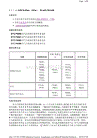 2015年新科鲁兹故障码发动机DTC P0340、P0341、P0365或P0366