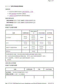 2015年新科鲁兹故障码发动机DTC P0102或P0103