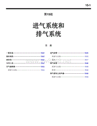 2004三菱格兰迪GRANDIS进气系统和排气系统维修手册