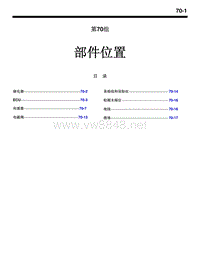 2004三菱格兰迪GRANDIS部件位置维修手册