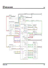 2005路虎发现3501 WIPERS AND WASHERS电路图