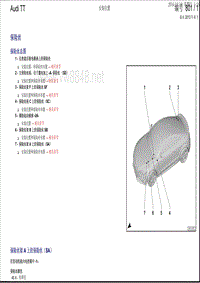 2006奥迪TT安装位置：保险丝电路图