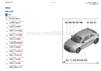 2010奥迪A1安装位置：接地点维修手册