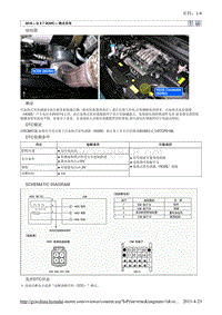 2010北京现代途胜(JM)G 2.7 DOHC燃油供给系统故障检修14维修手册