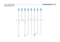 2010北京现代索纳塔名驭(EF)G 2.0 DOHC搭铁分布 (11)原厂电路图