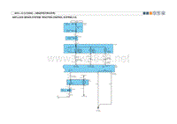 2010北京现代索纳塔名驭(EF)G 2.0 DOHC防抱死制动系统 (3)原厂电路图