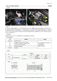2010北京现代途胜(JM)G 2.7 DOHC燃油供给系统故障检修P0102维修手册
