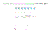 2010北京现代索纳塔名驭(EF)G 2.0 DOHC搭铁分布 (10)原厂电路图
