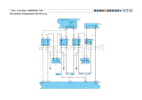 2010北京现代索纳塔名驭(EF)G 2.0 DOHCMFI控制系统（汽油） (5)原厂电路图