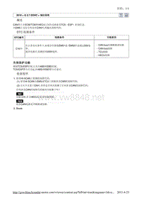 2010北京现代途胜(JM)G 2.7 DOHC制动系统故障检修C1611维修手册