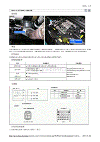 2010北京现代途胜(JM)G 2.7 DOHC燃油供给系统故障检修P0057维修手册