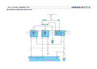 2010北京现代索纳塔名驭(EF)G 2.0 DOHCMFI控制系统（汽油） (15)原厂电路图