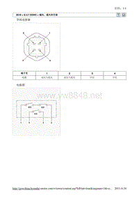 2010北京现代途胜(JM)G 2.7 DOHC空调系统8维修手册