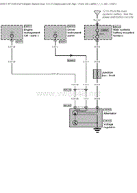 2010宾利飞驰13-charging system电路图