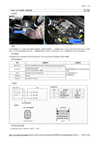 2010北京现代途胜(JM)G 2.7 DOHC燃油供给系统故障检修P0058维修手册