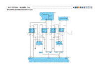 2010北京现代索纳塔名驭(EF)G 2.0 DOHCMFI控制系统（汽油） (13)原厂电路图