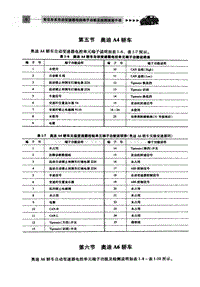 自动变速器电脑端子 奥迪A6轿车 