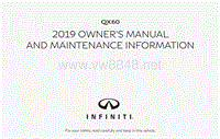 2019年英菲尼迪INFINTI QX60用户手册_EN