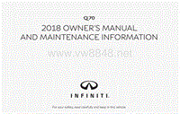 2018年英菲尼迪INFINITI Q70用户手册_EN