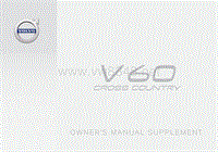 2018年沃尔沃 V60 CC用户手册增补