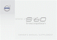 S60L年沃尔沃用户手册增补