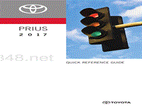 丰田2017 Prius快速参考指南_EN