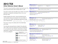 2013年讴歌TSX用户手册_EN