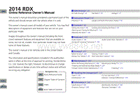 2014年讴歌RDX用户手册_EN