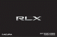 2017年讴歌RLX混合车主手册_EN