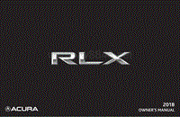 2018年讴歌RLX用户手册_EN