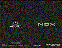 2019年讴歌MDX Sport Hybrid车主指南_EN