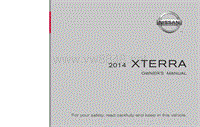 2014年日产XTERRA用户手册