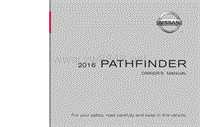 2016年日产PATHFINDER用户手册