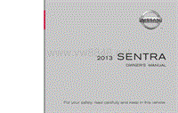 2013年日产SENTRA用户手册