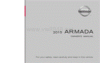 2015年日产汽车ARMADA用户手册