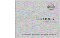 2015年日产QUEST用户手册