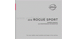 2018年日产ROGUE SPORT用户手册