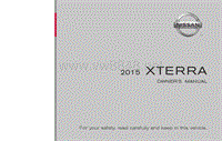 2015年日产XTERRA用户手册