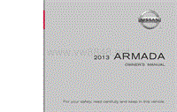 2013年日产汽车ARMADA用户手册