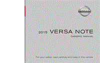 2015年日产VERSA NOTE用户手册