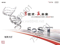 2014年奥迪服务技术部第二期SOST培训：SoST_矩阵大灯