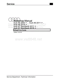 奥迪A7维修手册（4K，4KA，4KF）–轮胎轮胎指南（10.2019版）