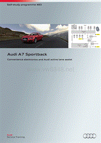 自学手册SSP483_Audi A7 Sportback - Convenience electronics and Audi active lane assist_EN