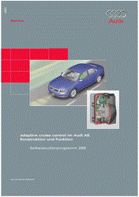 自学手册ssp289_Adaptive cruise control im Audi A8_d